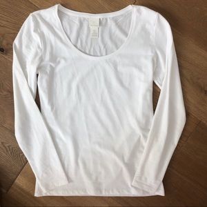 H&M basics scoop neck long sleeve